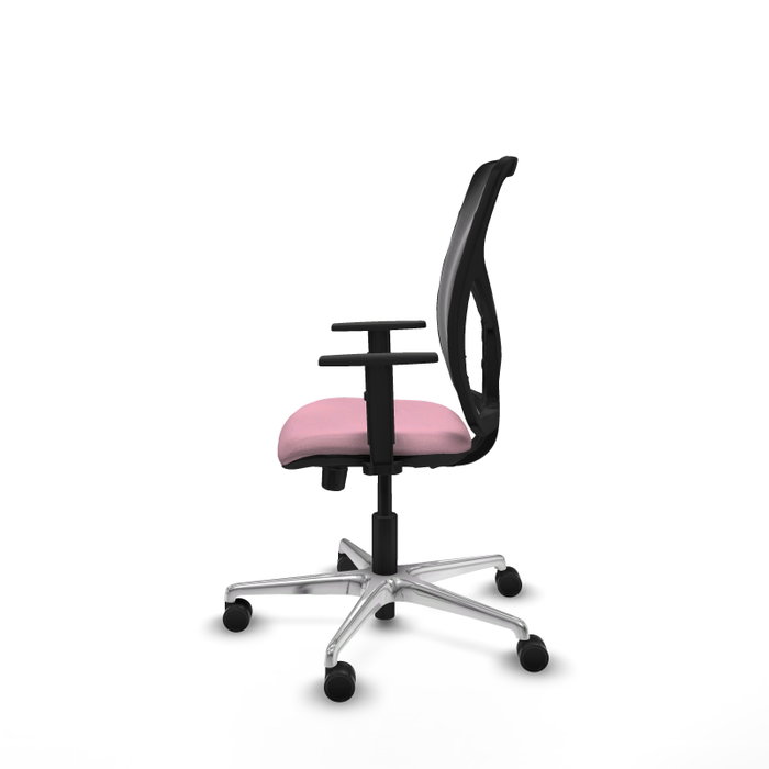 PIQUERAS Y CRESPO Silla de oficina Motilla Rosa con mecanismo Sincro/Traslack PIQUERAS Y CRESPO Silla de oficina Motilla Rosa con mecanismo Sincro/Traslack