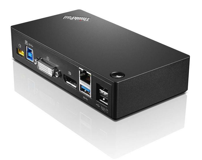 Lenovo ThinkPad USB 3.0 Pro Dock, Base de Conexión Universal, Negro, 45W