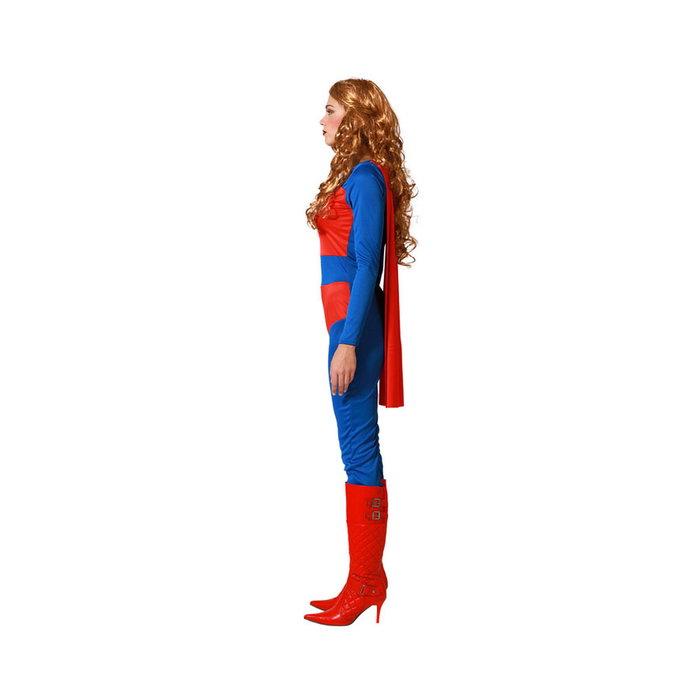 Comic Hero Disfraz de Superhéroe para Mujer Adulto Rojo con Capa XS-S Comic Hero Disfraz de Superhéroe para Mujer Adulto Rojo con Capa XS-S