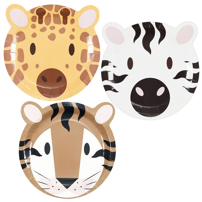 Party Time Juego De 6 Platos Cartón Sabana Party Time 23x23 cm Party Time Juego De 6 Platos Cartón Sabana Party Time 23x23 cm