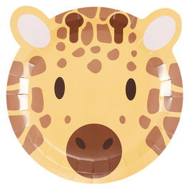 Party Time Juego De 6 Platos Cartón Sabana Party Time 23x23 cm