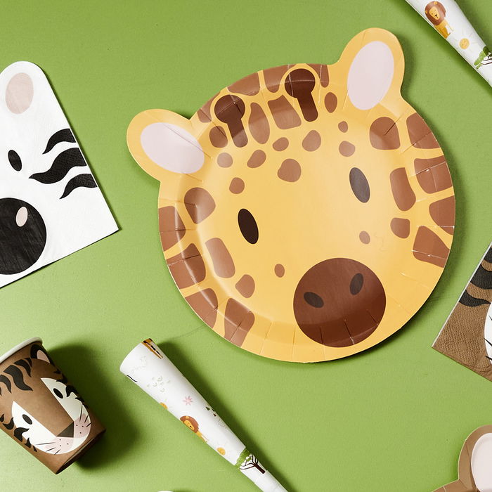 Party Time Juego De 6 Platos Cartón Sabana Party Time 23x23 cm Party Time Juego De 6 Platos Cartón Sabana Party Time 23x23 cm