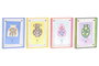DKD Home Decor Set de 4 Marcos de Fotos de Acrílico Multicolor 10x15