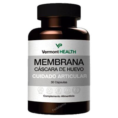 VERMONT HEALTH Membrana De Cascara De Huevo 30 Cápsulas VERMONT HEALTH Membrana De Cascara De Huevo 30 Cápsulas