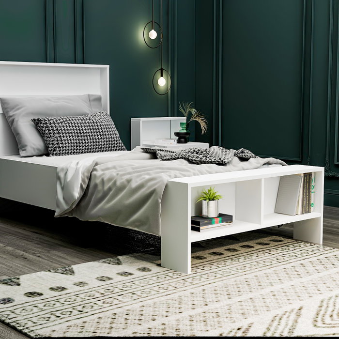 Hanah Home Somier Individual Blanco 99x215x102 cm