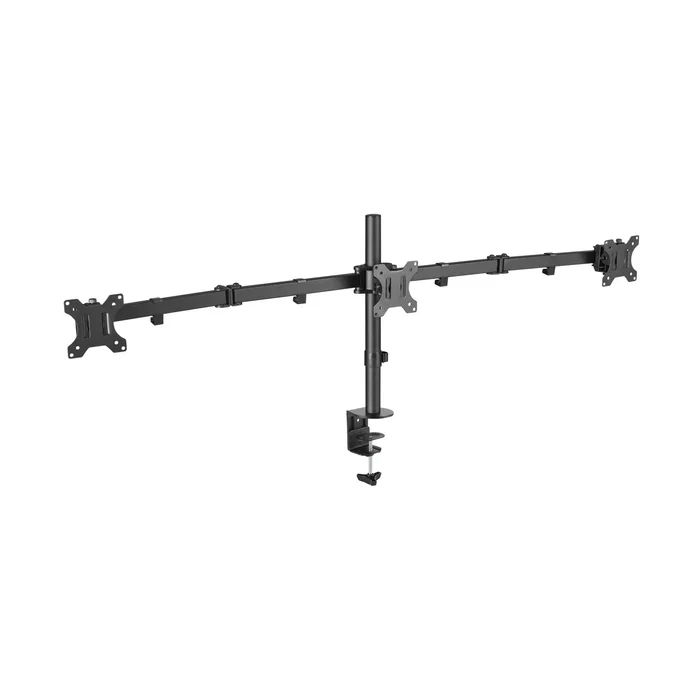 Aisens Soporte de Mesa para 3 Monitores 13-27 Pulgadas, Negro