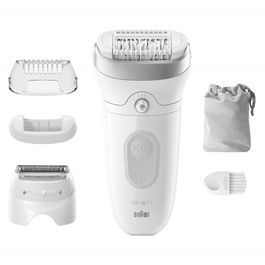 BRAUN Silk-épil 7 Depiladora Eléctrica Epiladora con Cabezales de Repuesto