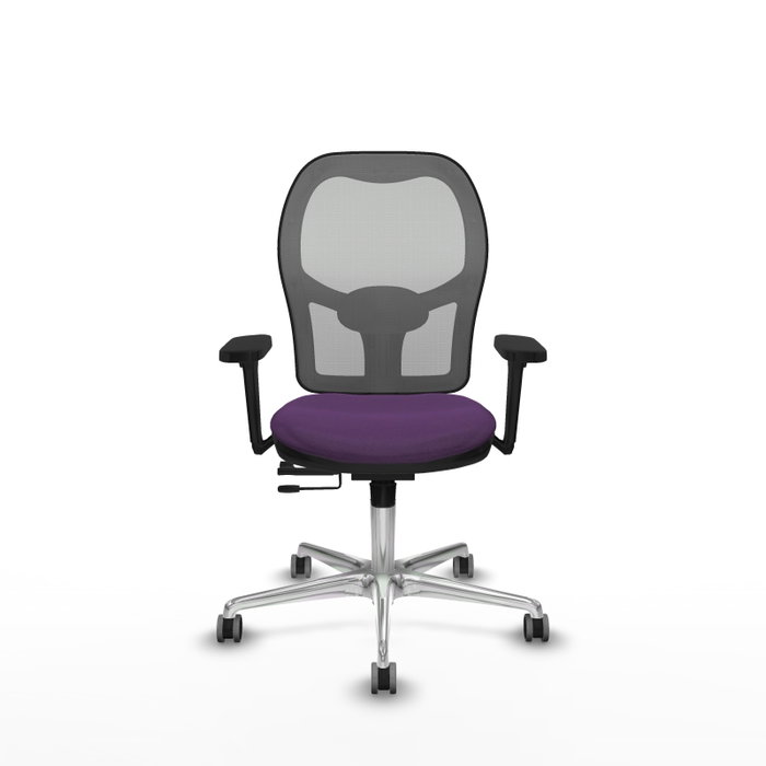 PIQUERAS Y CRESPO Silla de oficina Jorquera con mecanismo Sincro/Traslack, Morado y Gris PIQUERAS Y CRESPO Silla de oficina Jorquera con mecanismo Sincro/Traslack, Morado y Gris