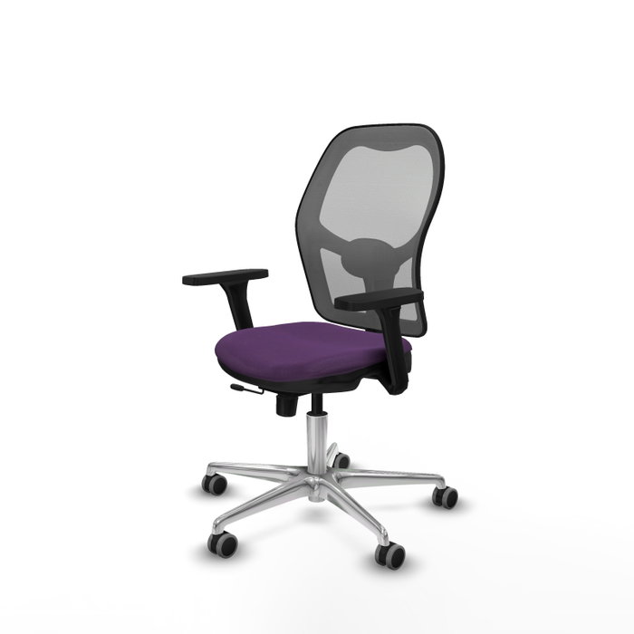 PIQUERAS Y CRESPO Silla de oficina Jorquera con mecanismo Sincro/Traslack, Morado y Gris PIQUERAS Y CRESPO Silla de oficina Jorquera con mecanismo Sincro/Traslack, Morado y Gris