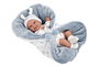Muñecas Arias Muñeco Elegance 35 cm Babyto Azul C/Manta (Muñeco de Peso)