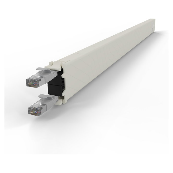 PATCHBOX Patchbox.one Kupferkassette 30RU, 1.8 m Cat. 6a U/FTP PoE Grau