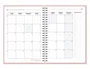 Liderpapel Agenda Oficina 2027 Espiral Basic Día Página A5 Bilingüe Rosa
