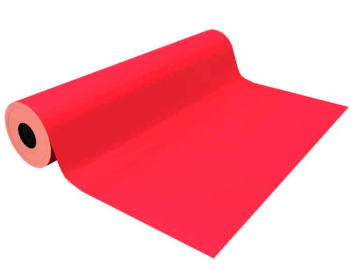 BASIKA Papel de regalo metalizado rojo bobina 31 cm x 80 m BASIKA Papel de regalo metalizado rojo bobina 31 cm x 80 m