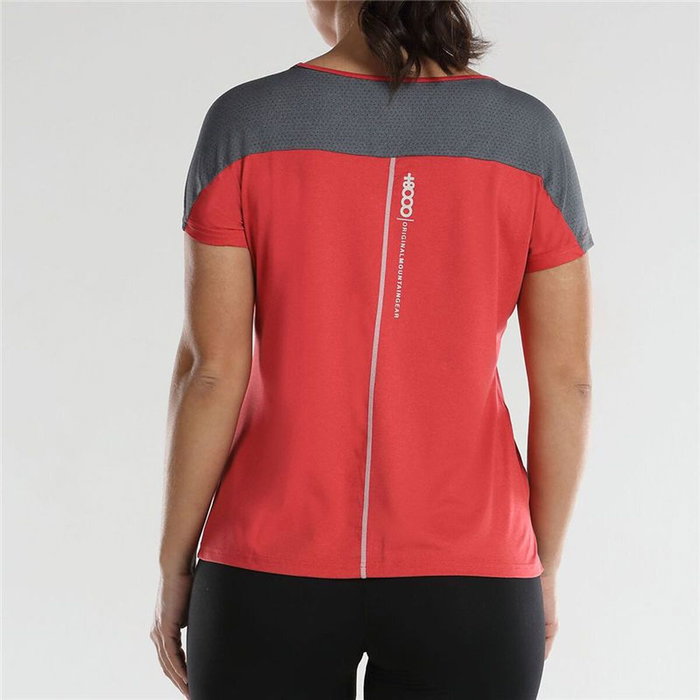Camiseta de Manga Corta Mujer +8000 NOVAR-169 Rojo Camiseta de Manga Corta Mujer +8000 NOVAR-169 Rojo