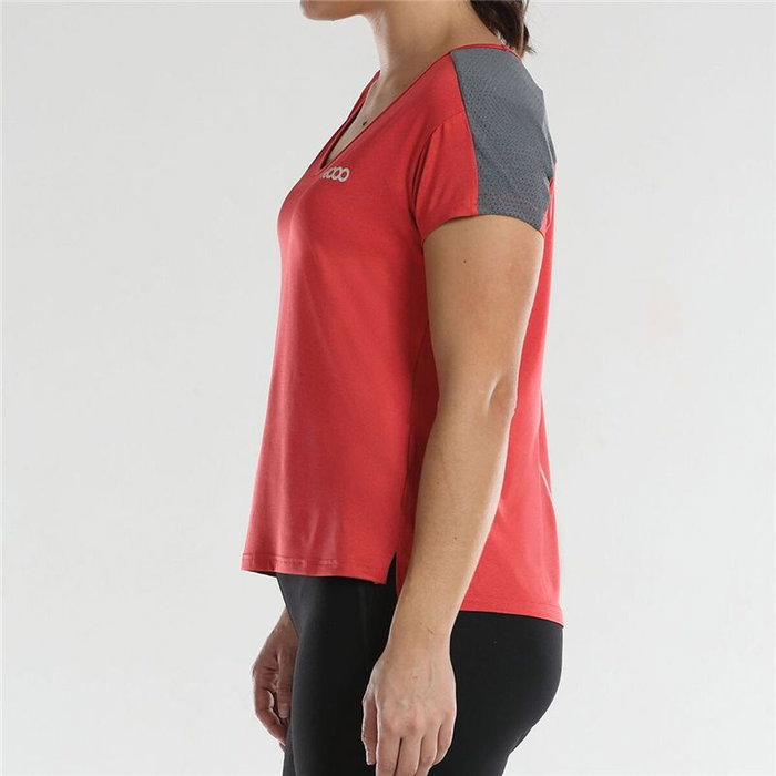Camiseta de Manga Corta Mujer +8000 NOVAR-169 Rojo Camiseta de Manga Corta Mujer +8000 NOVAR-169 Rojo