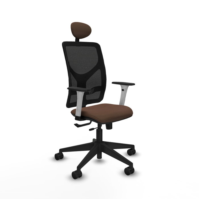 PIQUERAS Y CRESPO Silla de oficina Motilla con mecanismo Sincro/Traslack, Marrón y Negro PIQUERAS Y CRESPO Silla de oficina Motilla con mecanismo Sincro/Traslack, Marrón y Negro