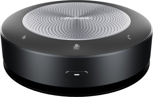 Iiyama UC SPK01L Altavoz 360 Grados con Micrófono de 6 Elementos, Bluetooth, Cancelación de Eco, 8 Horas de Batería