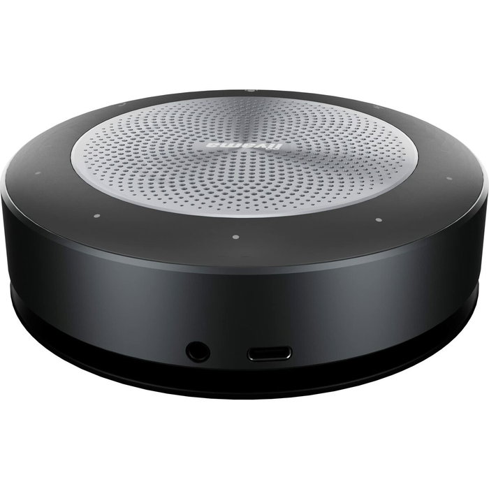 Iiyama UC SPK01L Altavoz 360 Grados con Micrófono de 6 Elementos, Bluetooth, Cancelación de Eco, 8 Horas de Batería
