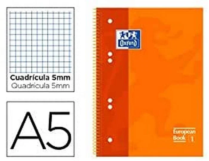 Oxford Bloc Espiral Optikpaper Tapa Extradura DIN A5
