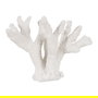 Figura Coral Blanco Resina Decoración 27 X 15 X 21 cm