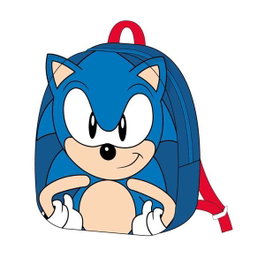Cerdá Mochila Guardería Personaje Peluche Sonic Azul