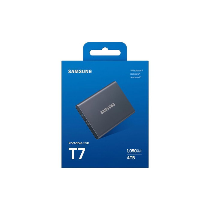 Samsung Portable T7 Shield 4 TB Gris, Titanio Samsung Portable T7 Shield 4 TB Gris, Titanio