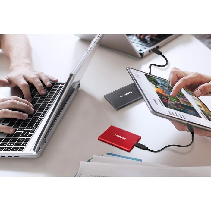 Samsung Portable T7 Shield 4 TB Gris, Titanio Samsung Portable T7 Shield 4 TB Gris, Titanio