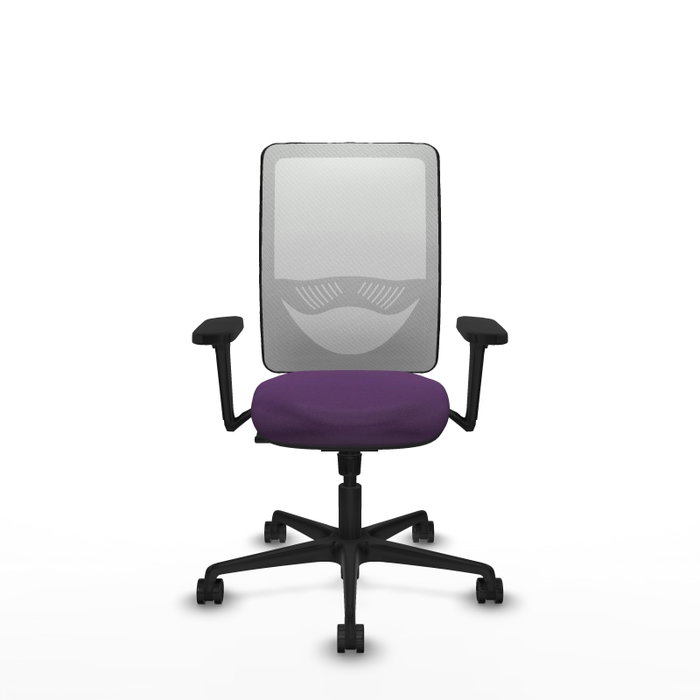 PIQUERAS Y CRESPO Silla de oficina Zulema Morado y Blanco con Mecanismo Sincro PIQUERAS Y CRESPO Silla de oficina Zulema Morado y Blanco con Mecanismo Sincro