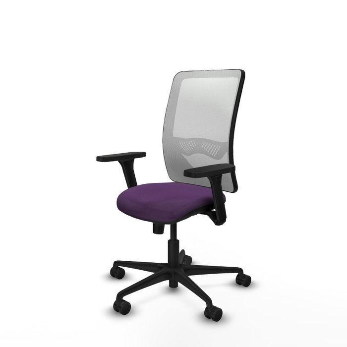 PIQUERAS Y CRESPO Silla de oficina Zulema Morado y Blanco con Mecanismo Sincro PIQUERAS Y CRESPO Silla de oficina Zulema Morado y Blanco con Mecanismo Sincro