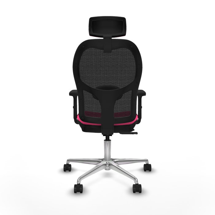PIQUERAS Y CRESPO Silla de oficina Jorquera con mecanismo Sincro/Traslack, Rosa y Negro PIQUERAS Y CRESPO Silla de oficina Jorquera con mecanismo Sincro/Traslack, Rosa y Negro