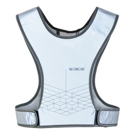 Wowow Chaleco Reflectante Nova Azul Claro Talla L - Certificado CE EN13356 Malla Transpirable