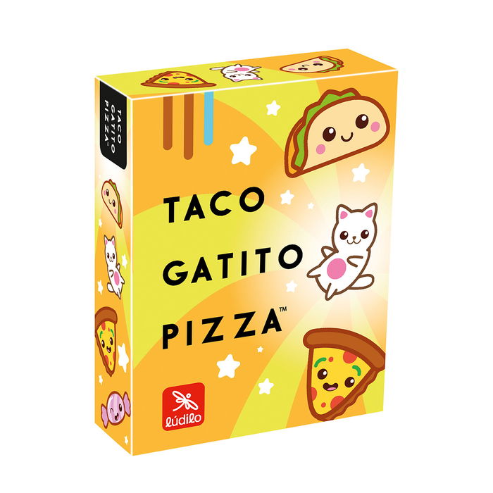 LÚDILO 803463 Juego Taco, Gatito, Pizza Cartas para Niños +4 Años