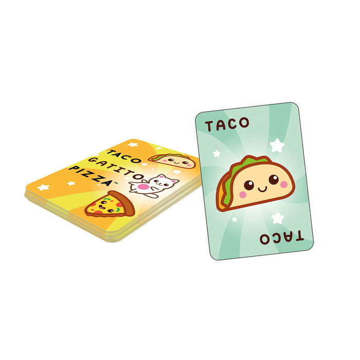 LÚDILO 803463 Juego Taco, Gatito, Pizza Cartas para Niños +4 Años