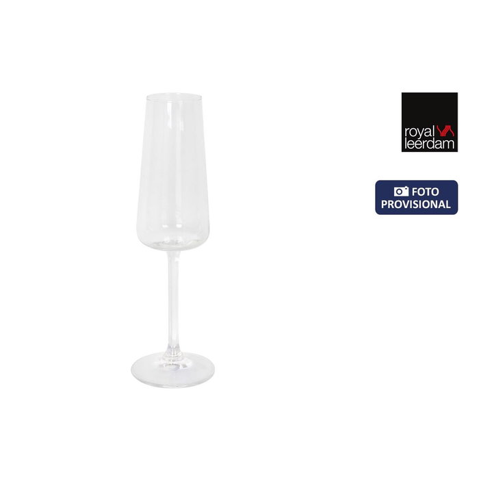Inde Set de 6 Copas de Champagne Linea 20 cl, 7,5x22 cm Inde Set de 6 Copas de Champagne Linea 20 cl, 7,5x22 cm