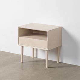 Mesita Crema Dm Dormitorio 50 X 35 X 50 cm