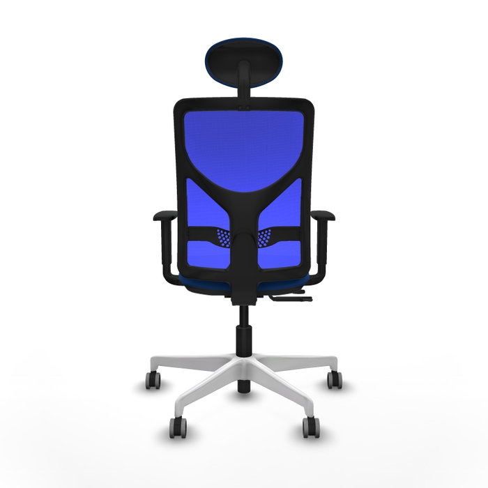 PIQUERAS Y CRESPO Silla de oficina Motilla Azul con mecanismo Sincro/Traslack PIQUERAS Y CRESPO Silla de oficina Motilla Azul con mecanismo Sincro/Traslack