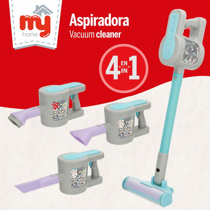Aspiradora de juguete 17 x 56 x 11 cm (4 Unidades)
