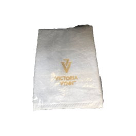 Victoria Vynn Toalla Blanca con Logo Dorado 30x50cm
