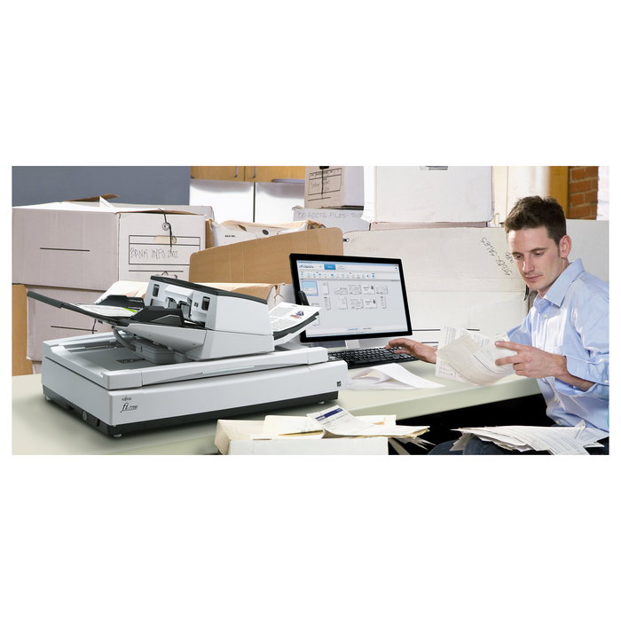 Ricoh fi-7700S Dual CCD Dokumentenscanner Escáner Dual CCD 75 ppm