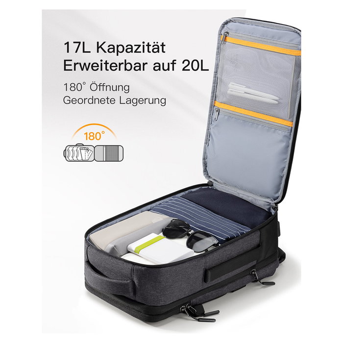 Inateck Mochila para portátil BP03006 14" Negro Unisex Compartimento para portátil Inateck Mochila para portátil BP03006 14" Negro Unisex Compartimento para portátil