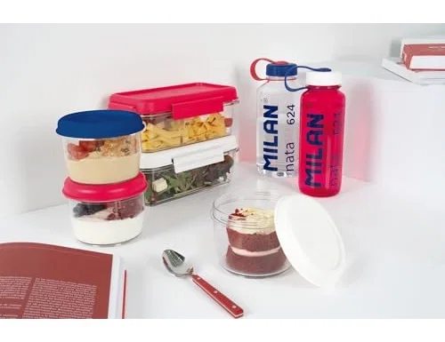 Milan Botella de tritán serie nata 624 rosa 650 ml