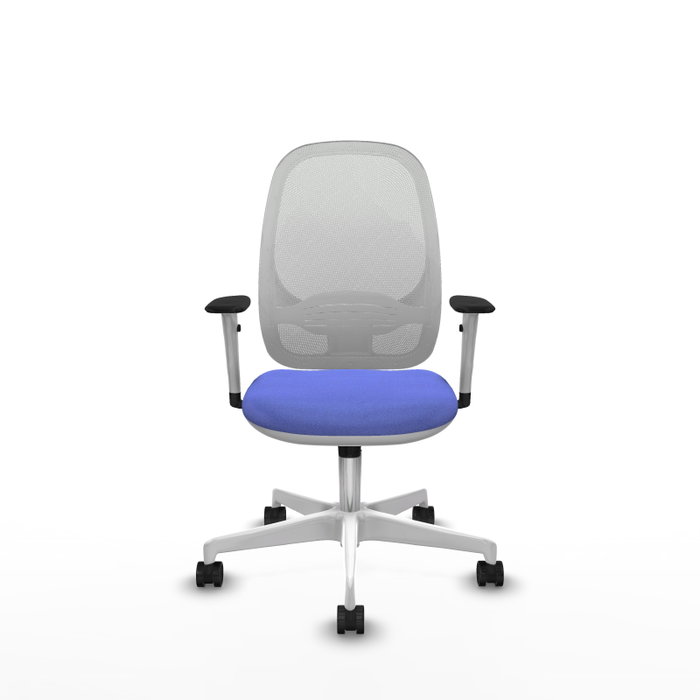PIQUERAS Y CRESPO Silla de oficina Cilanco con mecanismo Sincro, Azul claro y Blanco PIQUERAS Y CRESPO Silla de oficina Cilanco con mecanismo Sincro, Azul claro y Blanco