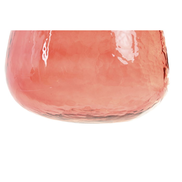 DKD Home Decor Jarrón de Cristal Granada Granate 18x18x22,5 cm