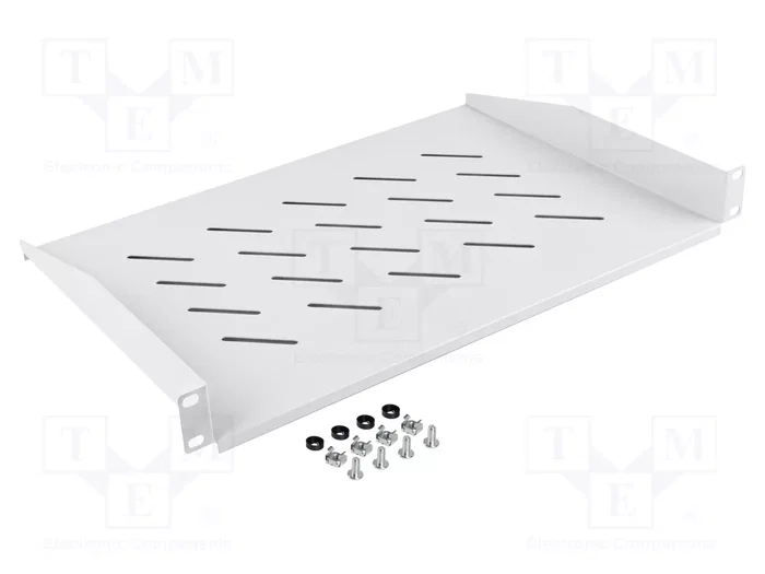 Lanberg AK-1008-S Bandeja fija 1U para rack de 19 pulgadas, Gris Lanberg AK-1008-S Bandeja fija 1U para rack de 19 pulgadas, Gris
