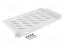 Lanberg AK-1008-S Bandeja fija 1U para rack de 19 pulgadas, Gris