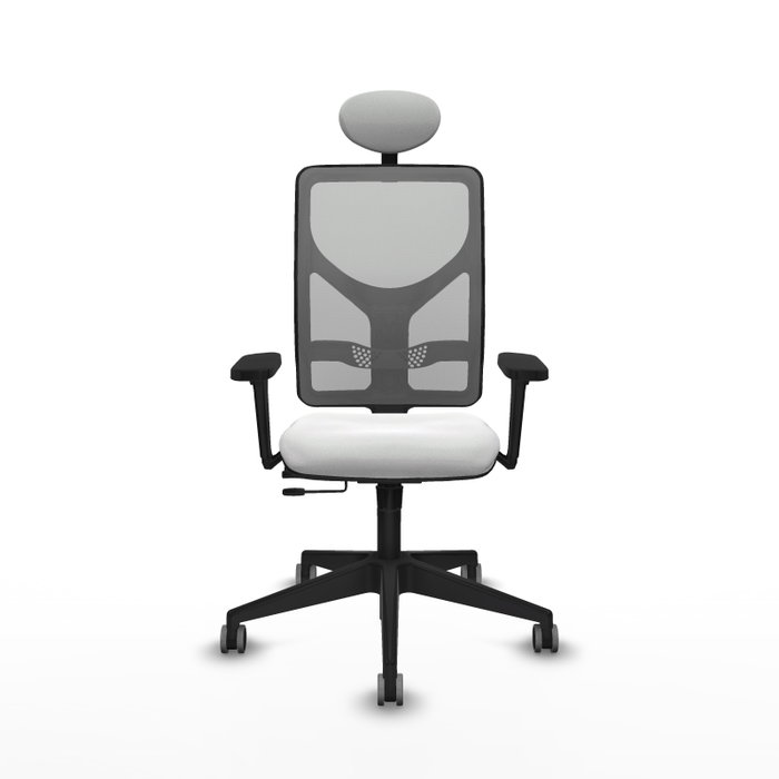 PIQUERAS Y CRESPO Silla de oficina Motilla con mecanismo Sincro/Traslack, Blanco y Gris PIQUERAS Y CRESPO Silla de oficina Motilla con mecanismo Sincro/Traslack, Blanco y Gris