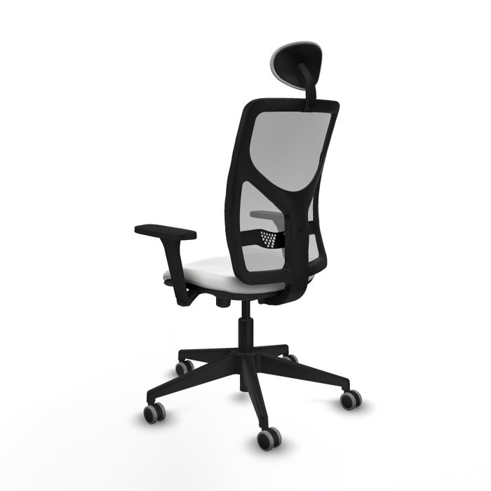 PIQUERAS Y CRESPO Silla de oficina Motilla con mecanismo Sincro/Traslack, Blanco y Gris PIQUERAS Y CRESPO Silla de oficina Motilla con mecanismo Sincro/Traslack, Blanco y Gris