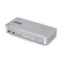 StarTech.com Docking Station USB4 40Gbps con Doble HDMI 4K y Ethernet 2,5GbE, Plata
