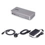 StarTech.com Docking Station USB4 40Gbps con Doble HDMI 4K y Ethernet 2,5GbE, Plata