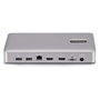 StarTech.com Docking Station USB4 40Gbps con Doble HDMI 4K y Ethernet 2,5GbE, Plata